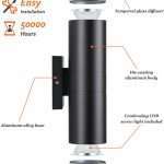 Waterproof Double-head Wall lamp