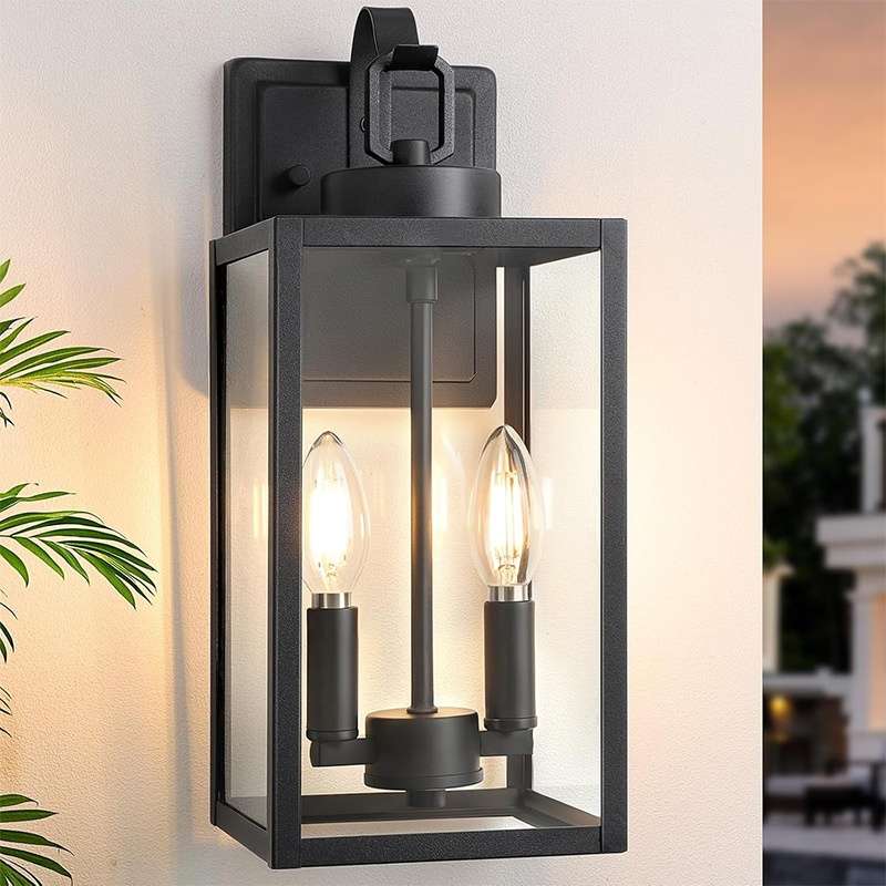 Large outdoor wall lamp