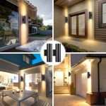 Waterproof Double-head Wall lamp